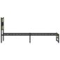Preview: Metallbett ohne Matratze Sonoma-Eiche 100x190 cm