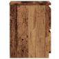 Preview: Nachttische 2 Stk. Altholz-Optik 30×30×40 cm Holzwerkstoff