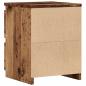 Preview: Nachttische 2 Stk. Altholz-Optik 30×30×40 cm Holzwerkstoff