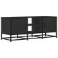 Preview: TV-Schrank Schwarz 100x35x41 cm Holzwerkstoff und Metall