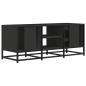 Preview: TV-Schrank Schwarz 100x35x41 cm Holzwerkstoff und Metall