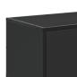 Preview: TV-Schrank Schwarz 100x35x41 cm Holzwerkstoff und Metall