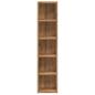 Preview: CD-Regale 2 Stk. Artisan-Eiche 21x16x93,5 cm Holzwerkstoff