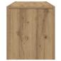 Preview: TV-Schrank mit LED Artisan-Eiche 120x36,5x40 cm Holzwerkstoff