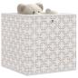 Preview: ARDEBO.de - Faltboxen 10 Stk. Creme 32x32x32 cm Vlies