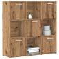 Preview: ARDEBO.de - Bücherregal Artisan-Eiche 90x28x90 cm Holzwerkstoff