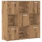 Preview: Bücherregal Artisan-Eiche 90x28x90 cm Holzwerkstoff
