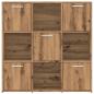 Preview: Bücherregal Artisan-Eiche 90x28x90 cm Holzwerkstoff