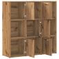 Preview: Bücherregal Artisan-Eiche 90x28x90 cm Holzwerkstoff
