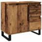 Preview: Waschbeckenunterschrank Altholz-Optik 65x33x60 cm Holzwerkstoff
