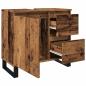 Preview: Waschbeckenunterschrank Altholz-Optik 65x33x60 cm Holzwerkstoff
