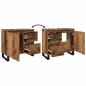 Preview: Waschbeckenunterschrank Altholz-Optik 65x33x60 cm Holzwerkstoff