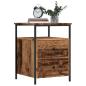 Preview: ARDEBO.de - Nachttische 2 Stk. Altholz-Optik 44x45x60 cm Holzwerkstoff