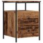 Preview: Nachttische 2 Stk. Altholz-Optik 44x45x60 cm Holzwerkstoff