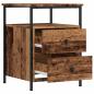 Preview: Nachttische 2 Stk. Altholz-Optik 44x45x60 cm Holzwerkstoff