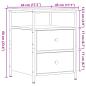 Preview: Nachttische 2 Stk. Altholz-Optik 44x45x60 cm Holzwerkstoff