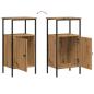Preview: Nachttisch Artisan-Eiche 41x31x80 cm Holzwerkstoff