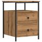 Preview: Nachttische 2 Stk. Artisan-Eiche 44x45x60 cm Holzwerkstoff