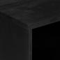Preview: Nachttisch Schwarz 50x33x62 cm Holzwerkstoff