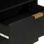 Preview: Nachttisch Schwarz 50x33x62 cm Holzwerkstoff
