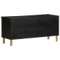Preview: TV-Schrank Schwarz 100x33x46 cm Holzwerkstoff