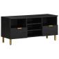 Preview: ARDEBO.de - TV-Schrank Schwarz 100x33x46 cm Holzwerkstoff