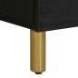 Preview: Nachttische 2 Stk. Schwarz 40x33x46 cm Massivholz Mango