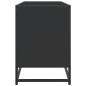 Preview: TV-Schrank Schwarz 100x35x50 cm Holzwerkstoff und Metall