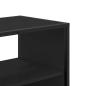 Preview: TV-Schrank Schwarz 80x31x39,5 cm Holzwerkstoff und Metall