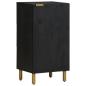 Preview: ARDEBO.de - Sideboard Schwarz 40x33x75 cm Holzwerkstoff