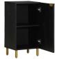 Preview: Sideboard Schwarz 40x33x75 cm Holzwerkstoff