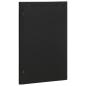 Preview: Badspiegel Schwarz 50x70x2,5 cm Holzwerkstoff und Messing