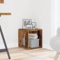 Preview: Beistelltisch Altholz-Optik 33x33x34 cm Holzwerkstoff