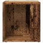 Preview: Beistelltisch Altholz-Optik 33x33x34 cm Holzwerkstoff
