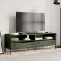 Preview: TV-Schrank Olivgrün 135x39x43,5 cm Kaltgewalzter Stahl