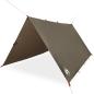 Preview: Tarp Braun 306x306 cm Wasserdicht