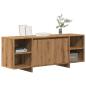 Preview: ARDEBO.de - TV-Schrank Artisan-Eiche 130x35x50 cm Holzwerkstoff