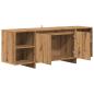 Preview: TV-Schrank Artisan-Eiche 130x35x50 cm Holzwerkstoff