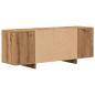 Preview: TV-Schrank Artisan-Eiche 130x35x50 cm Holzwerkstoff