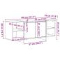 Preview: TV-Schrank Artisan-Eiche 130x35x50 cm Holzwerkstoff