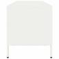Preview: TV-Schrank Weiß 135x39x43,5 cm Kaltgewalzter Stahl