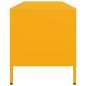 Preview: TV-Schrank Senfgelb 135x39x43,5 cm Kaltgewalzter Stahl