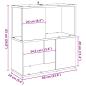 Preview: Bücherregal Altholz-Optik 60x24x63 cm Holzwerkstoff