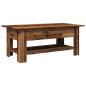 Preview: Couchtisch Altholz-Optik 102x55x42 cm Holzwerkstoff