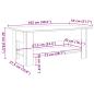Preview: Couchtisch Altholz-Optik 102x55x42 cm Holzwerkstoff