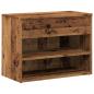 Preview: Schuhbank Altholz-Optik 60x30x45 cm Holzwerkstoff