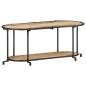 Preview: TV-Regal 100x42x40 cm Raues Mangoholz