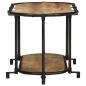 Preview: TV-Regal 100x42x40 cm Raues Mangoholz