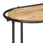 Preview: TV-Regal 100x42x40 cm Raues Mangoholz
