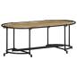 Preview: Couchtisch 110x55x40 cm Raues Mangoholz